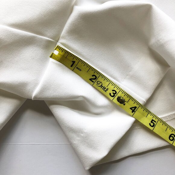 RACHEL ZOE White Sailor Gold Button Pull On Shorts Womens 12 - Picture 6 of 8